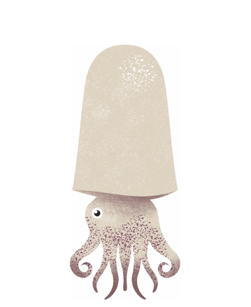 Tagliatelle made of cuttlefish