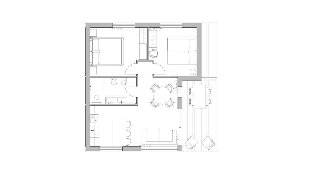 Bungalow Trilocale Superior